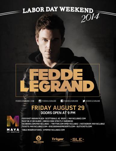 Fedde Le Grand @ Maya Day and Nightclub