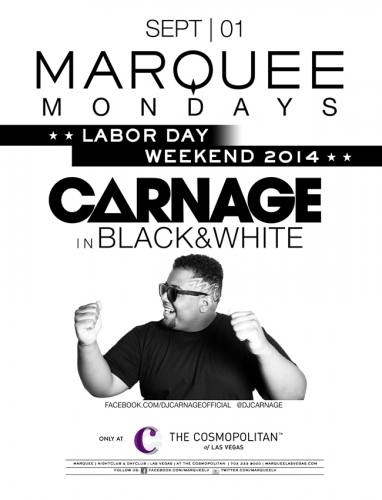 Carnage @ Marquee Nightclub (09-01-2014)
