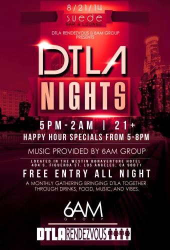 DTLA Nights @ Suede Bar & Lounge
