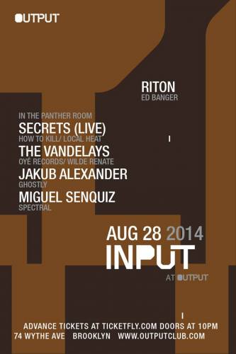 INPUT | Riton with Put In Werk in the Panther Room