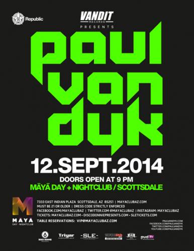 Paul van Dyk @ Maya Day and Nightclub