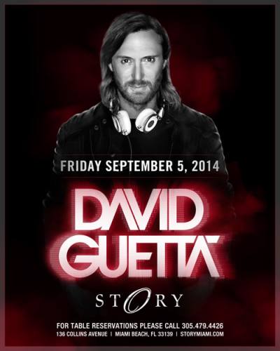 David Guetta @ STORY Miami (09-05-2014)