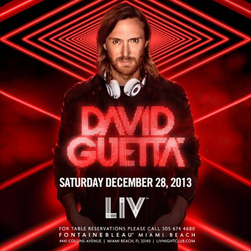 David Guetta @ LIV Nightclub (12-28-2013)