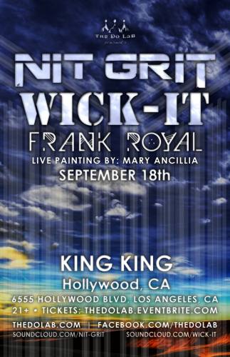 The Do LaB presents Nit Grit, Wick-it, Frank Royal 