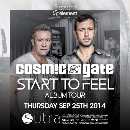 Cosmic Gate @ Sutra (09-25-2014)