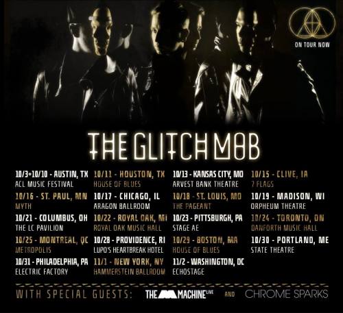 The Glitch Mob w/ The M Machine & Chrome Sparks @ The Orpheum Madison