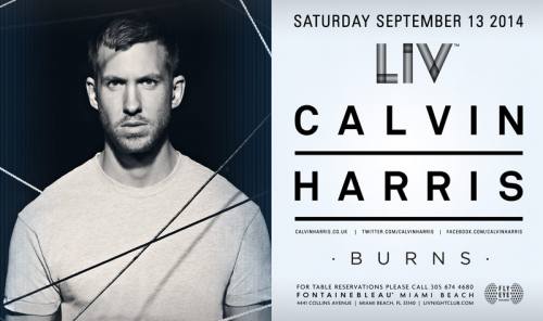 Calvin Harris @ LIV Nightclub (09-13-2014)