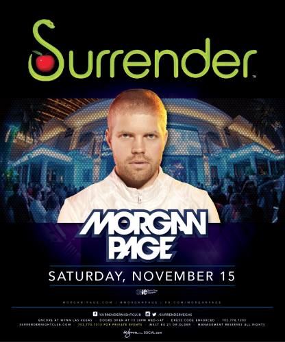 Morgan Page @ Surrender Nightclub (11-15-2014)