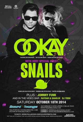 Ookay & Snails @ Lizard Lounge