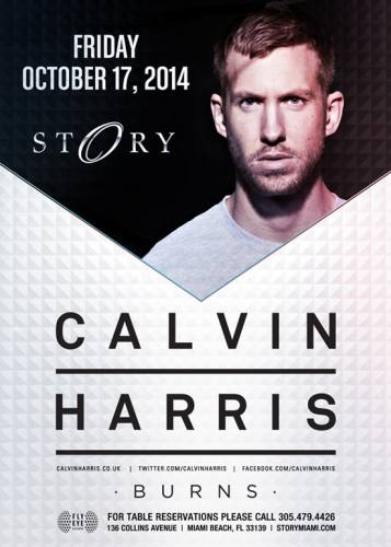 Calvin Harris @ STORY Miami (10-17-2014)