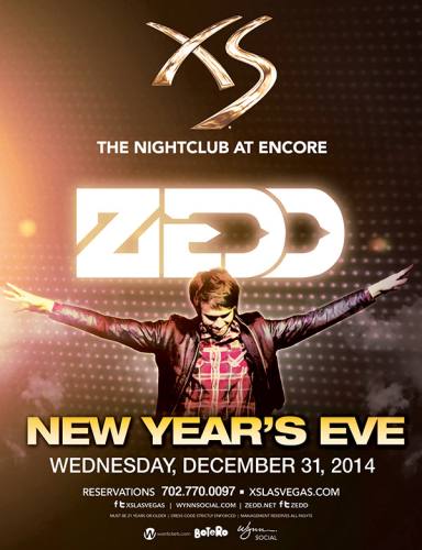 Zedd @ XS Las Vegas (12-31-2014)