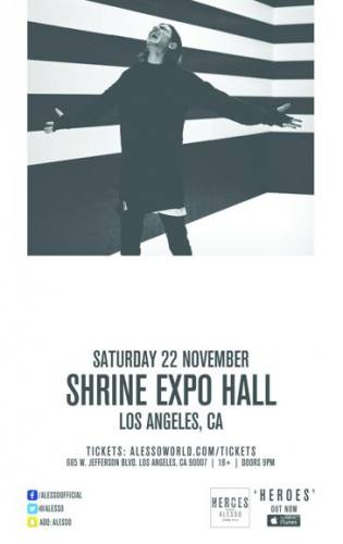 Alesso @ Shrine Expo Hall (11-22-2014)