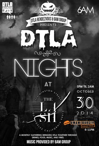 DTLA Nights Halloweeen Party @ The Lash