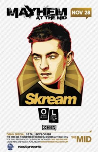 11.28 Skream at The MID