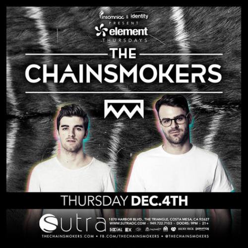 The Chainsmokers @ Sutra