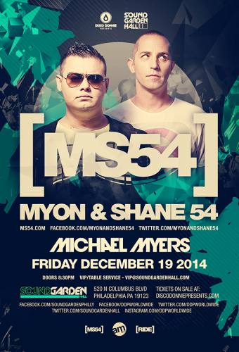 Myon & Shane 54 @ SoundGarden Hall (12-19-2014)