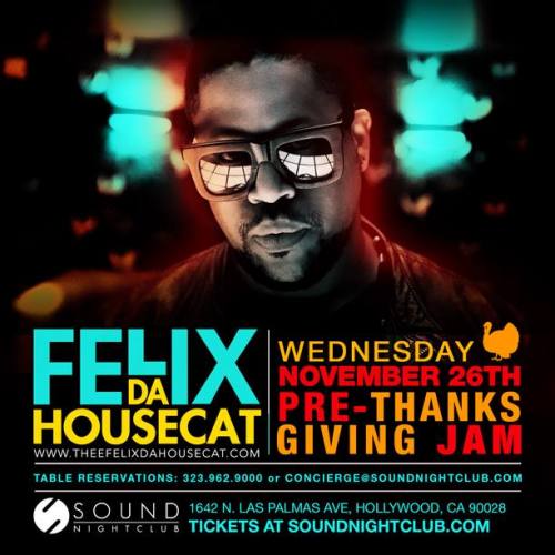 Sound Presents Pre-Thanksgiving Jam with Felix Da Housecat