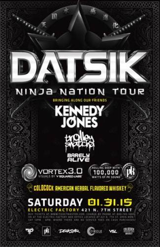 Datsik @ The Electric Factory (01-31-2015)