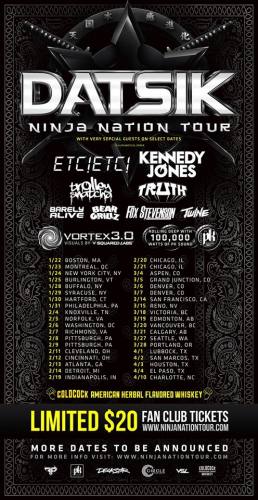 Datsik Ninja Nation Tour @ Ogden Theatre (2 Nights) 