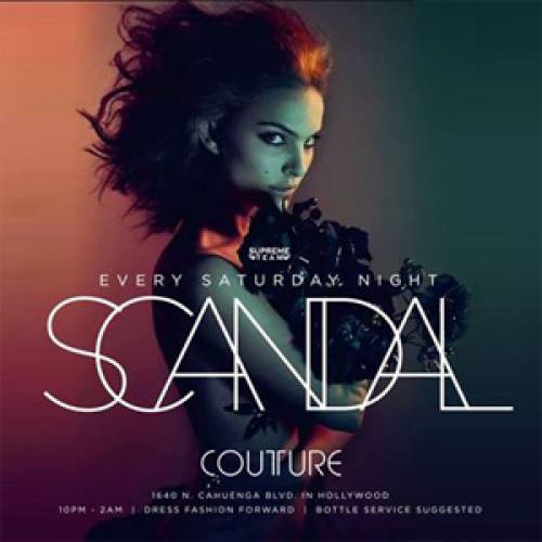Scandal Saturdays at Couture Hollywood