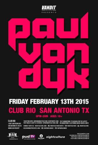 Paul van Dyk @ Club Rio (02-13-2015)