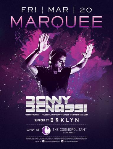 Benny Benassi @ Marquee Nightclub (03-20-2015)