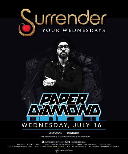 Paper Diamond @ Surrender Nightclub (07-16-2014)