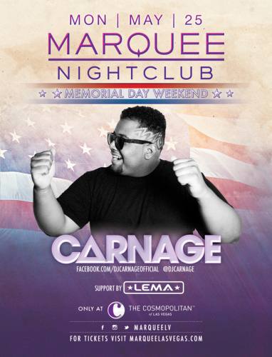 Carnage @ Marquee Nightclub (05-25-2015)