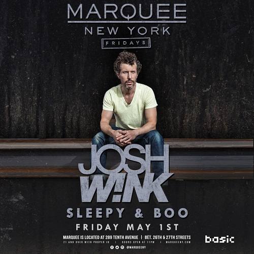 Josh Wink with Sleepy and Boo at Marquee Fridays 