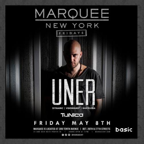 Uner at Marquee Fridays