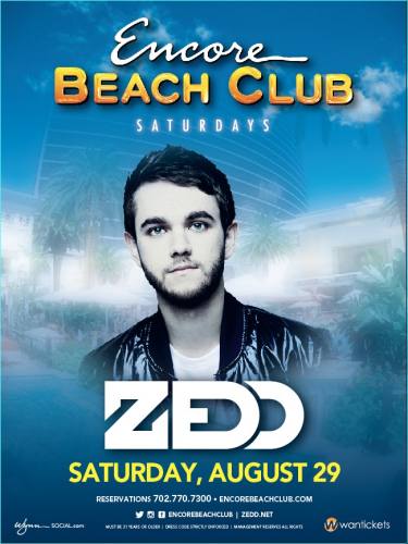 Zedd @ Encore Beach Club (08-29-2015)