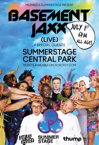 MeanRed presents: SummerStage x Basement Jaxx 