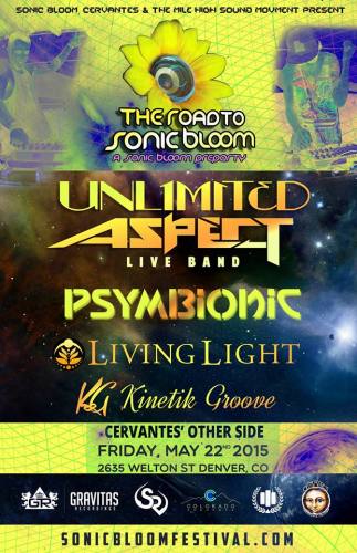 The Road to Sonic Bloom ft. Unlimited Aspect Live Band @ Cervantes