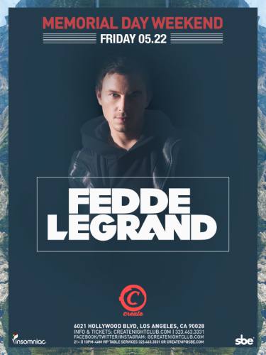 Fedde Le Grand @ Create Nightclub