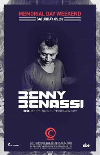 Benny Benassi @ Create Nightclub (05-23-2015)