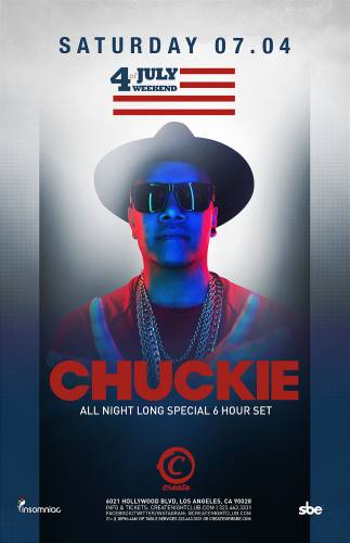 Chuckie @ Create Nightclub (07-04-2015)