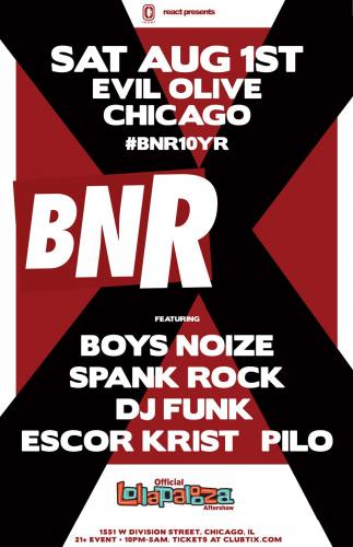 8.1 Lolla After: Boys Noize Records Showcase @ Evil Olive
