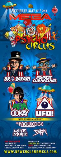 MEGA Worcester: Psycho Circus ft Bro Safari, Paper Diamond, & more