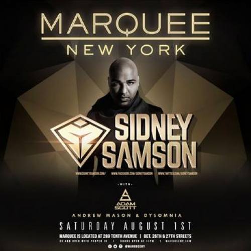 Sidney Samson @ Marquee New York