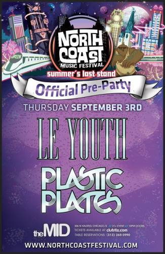 9.3 NCMF Pre: Le Youth – Plastic Plates @ The Mid