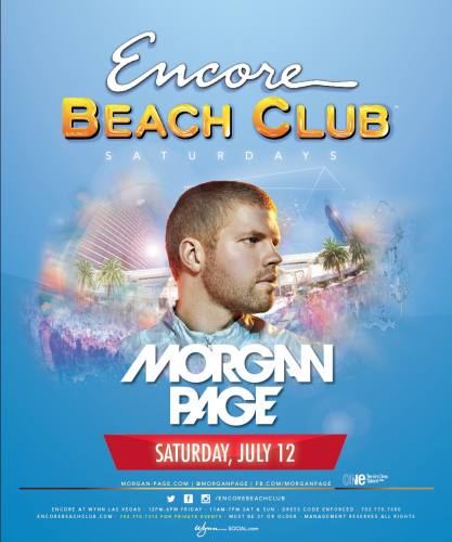 Morgan Page @ Encore Beach Club (07-12-2014)