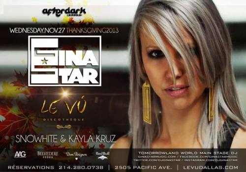 Afterdark Dallas Ent presents Gina Star at LEVU