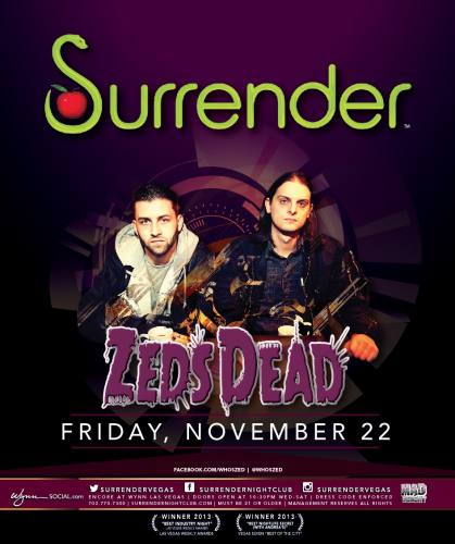 Zeds Dead @ Surrender Nightclub (11-22-2013)