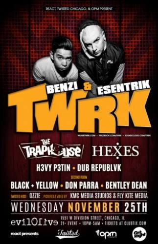 11.25 TWISTED TRAP: TWRK - TRAP HOUSE - HEXES