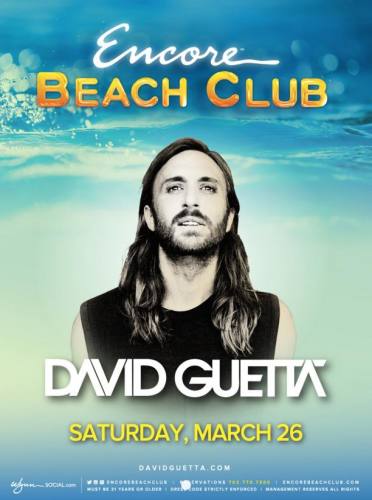 David Guetta @ Encore Beach Club (03-26-2016)