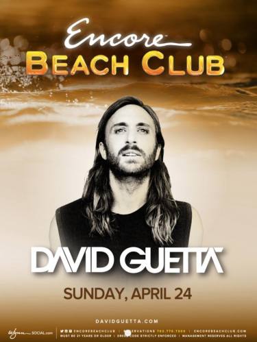 David Guetta @ Encore Beach Club (04-24-2016)
