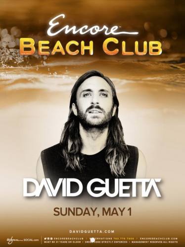 David Guetta @ Encore Beach Club (05-01-2016)