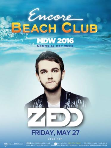 Zedd @ Encore Beach Club (05-27-2016)