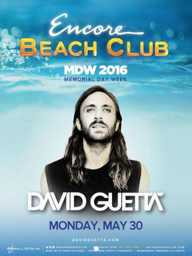 David Guetta @ Encore Beach Club (05-30-2016)