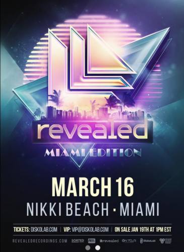 Hardwell presents Revealed Miami 2016